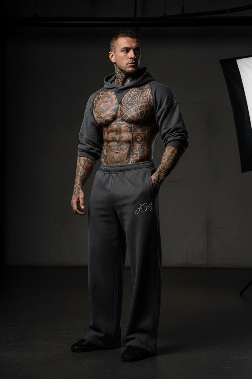 Signature Embroidered Sports Pants